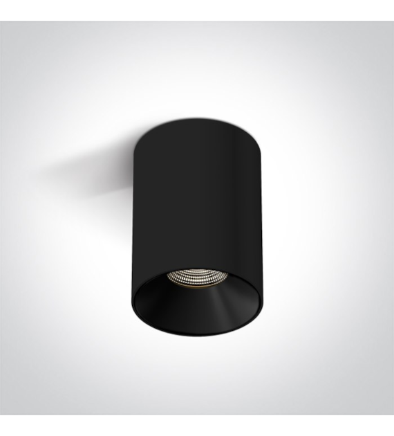 12107R/B/W Czarna Tuba Bastia 7W 3000K Triac