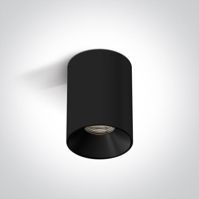 12107R/B/W Czarna Tuba Bastia 7W 3000K Triac