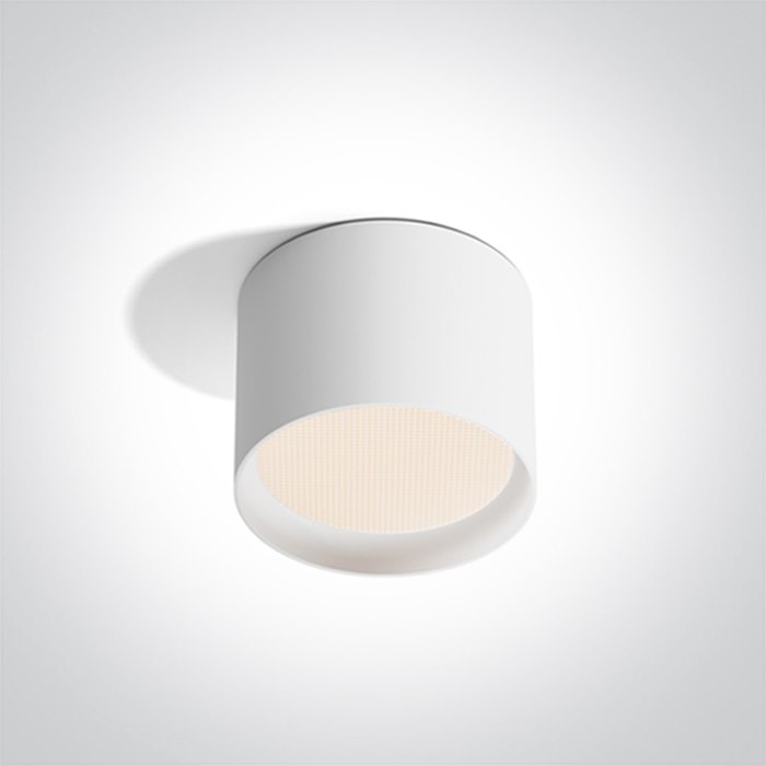 12112D/W/V Biała Tuba Led 12W CCTV  IP44 CRI90