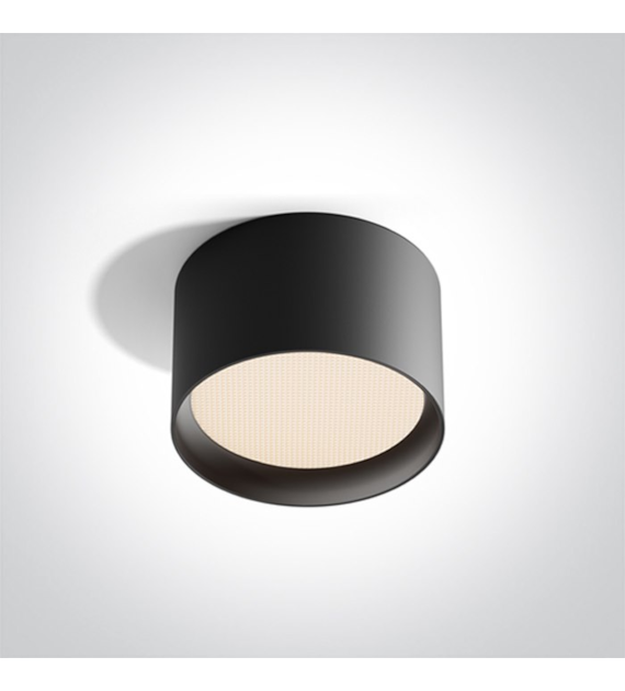 12120D/B/V  Lampa Sufitowa czarna 20W CCTV IP44