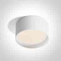 12130D/W/V  Lampa sufitowa Biała 30W CCTV IP44