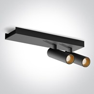 65004B/B/W CZARNA OPRAWA 2x5W WW IP20 230V ALBI 2