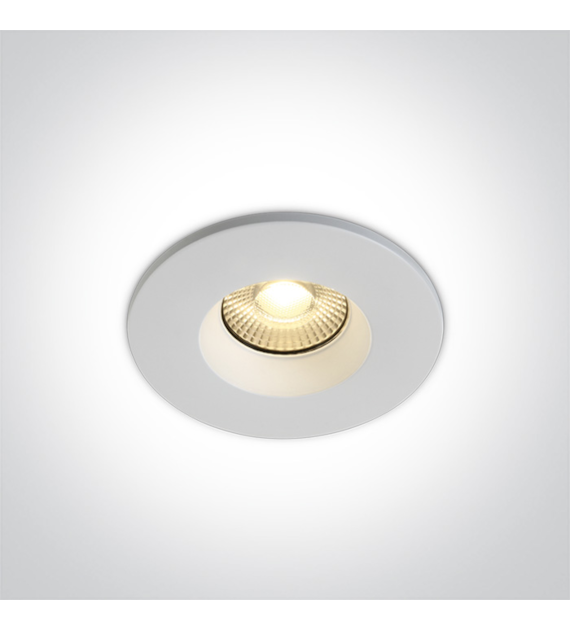 10107DF/W Wpust biały LED 7W 3000K IP65