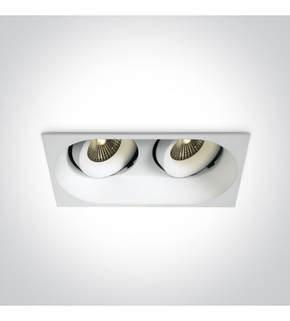 11207WD/W/W Wpust biały LED 3000K 2x7W IP54