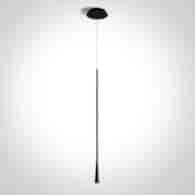 63076A/B/W Czarna lampa wisząca Marsylia1x5W 3000K