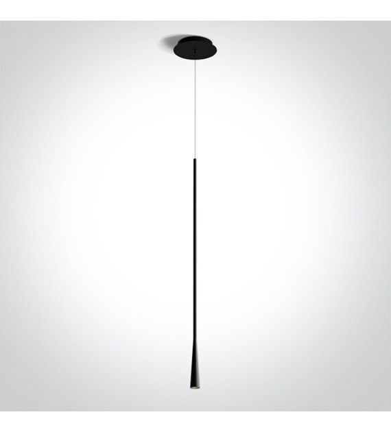 63076A/B/W Czarna lampa wisząca Marsylia1x5W 3000K