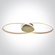 63154C/CH/W Oprawa sufitowa Mer3 champagne WW 40W