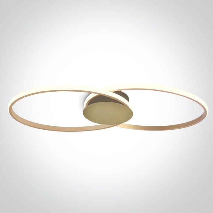 63154C/CH/W Oprawa sufitowa Mer3 champagne WW 40W