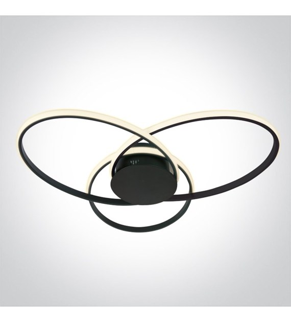 63154D/B/W Oprawa sufitowa Mer 4 czarna 3000K 60W