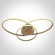 63154D/CH/W Oprawa sufitowa Mer4 champagne WW 60W