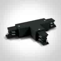 41016A/B/L Łącznik T czarny do szynoprzewodu Lewy