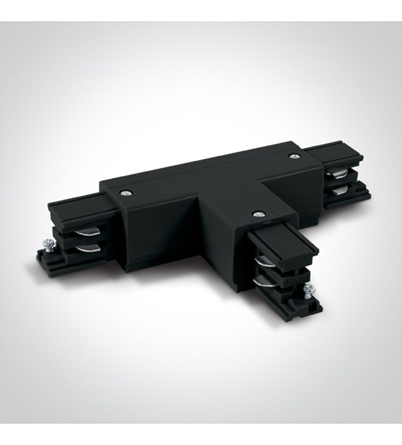 41016A/B/L Łącznik T czarny do szynoprzewodu Lewy