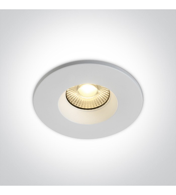 10107DFV/W/V Wpust Led Biały 7W CCT 230V One