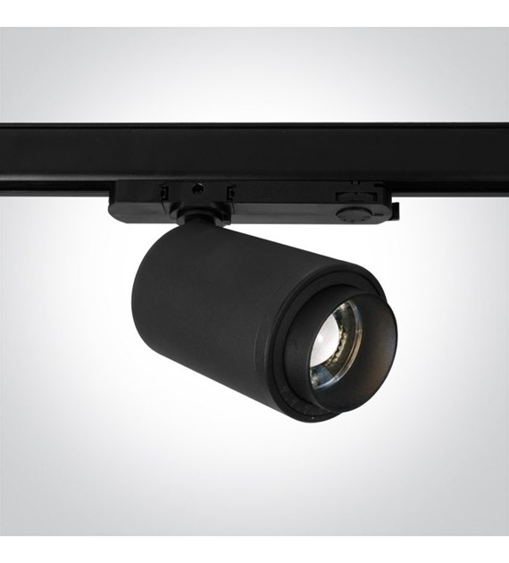 65650CT/B/C Czarny reflektorek 3f 30W 4K  Zoom