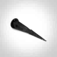 7010P czarna kotwa montażowa do lamp ogorodowych