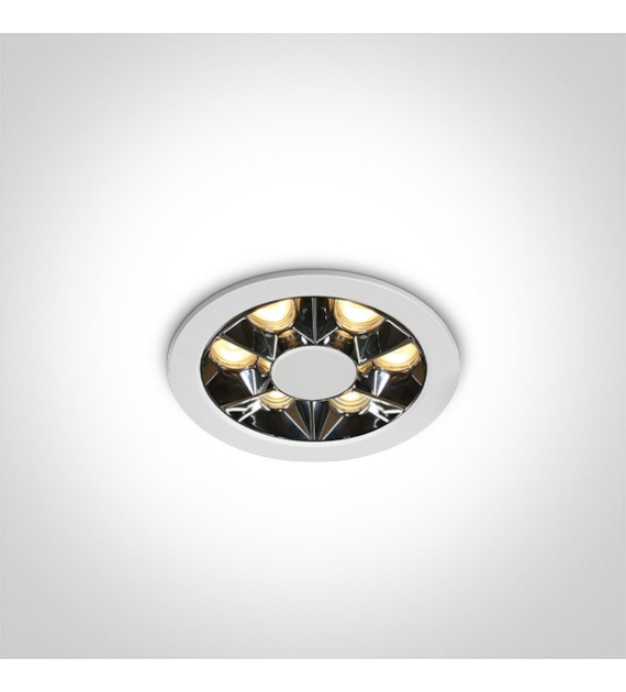 10106X/W/W Biała oprawa podtynkowa 6W 3000K