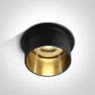 10105D9/B/GL Wpust Tholos czarno-złoty GU10 10W