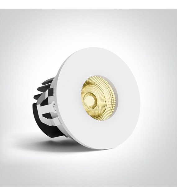 10107PA/W/W Wpust Aloe biały 6,5W 3000K IP65 One