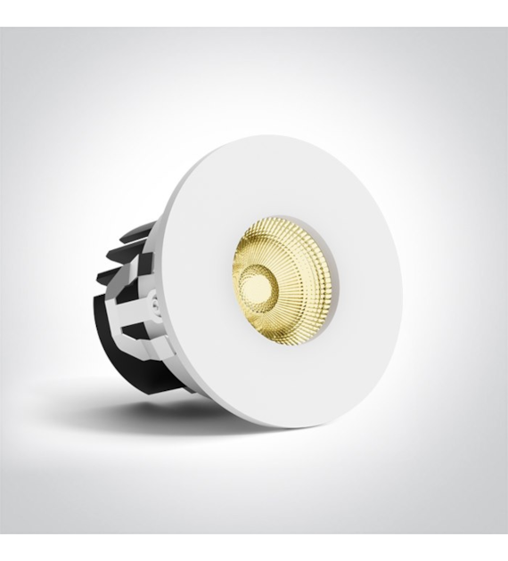 10107PA/W/C Wpust Aloe biały 6,5W 4000K IP65 One