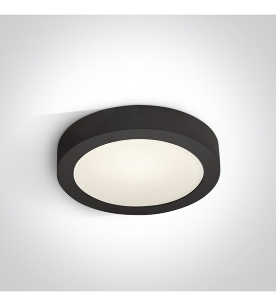 62115F/B/V Plafon Panema czarny 15W CCT IP40 D24cm