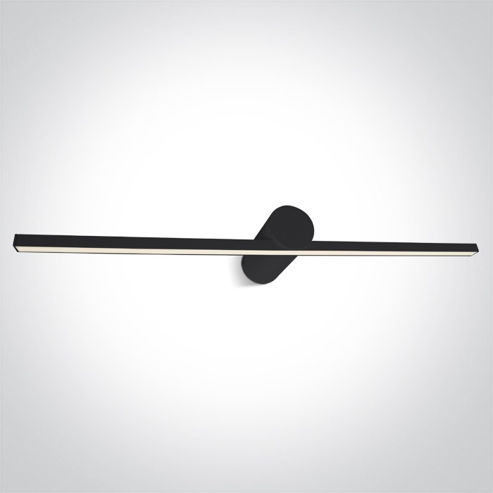 38114N/B/V Czarny kinkiet z regulacją CCT 14W IP44