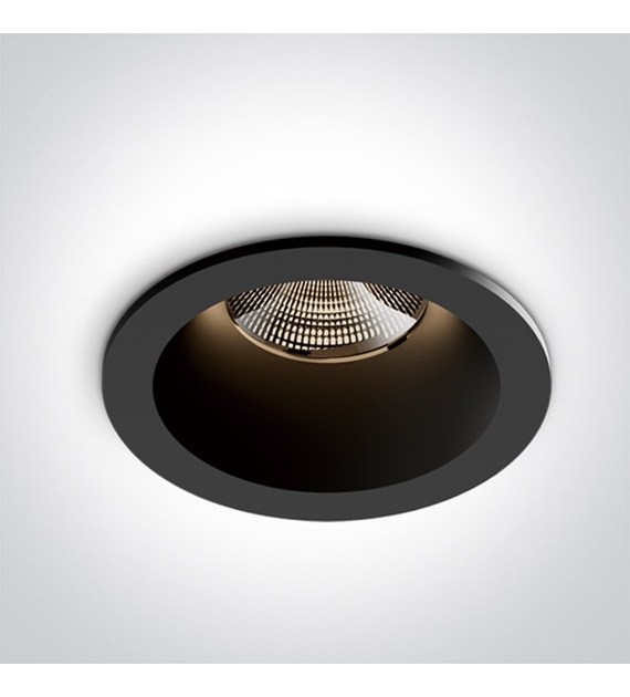 10107WP/B/V Wpust Timi czarny LED CCT 6,5W IP44