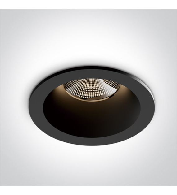 10107WP/B/V Wpust Timi czarny LED CCT 6,5W IP44