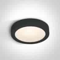 62130F/B/V Plafon slim czarny LED 30W CCT IP40