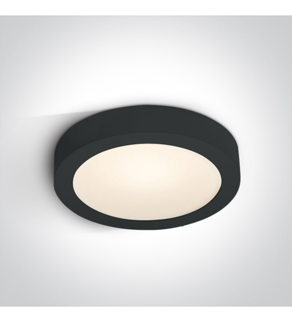 62130F/B/V Plafon slim czarny LED 30W CCT IP40