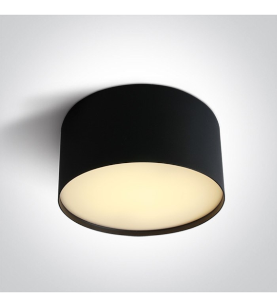 12120M/B/V Lampa sufitowa czarna 20W CCTV IP20