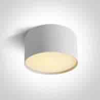 12114M/W/V Lampa sufitowa Biała 14W CCTV IP20