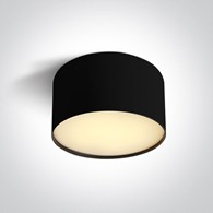 12114M/B/V  Lampa sufitowa Czarna 14W CCTV IP20