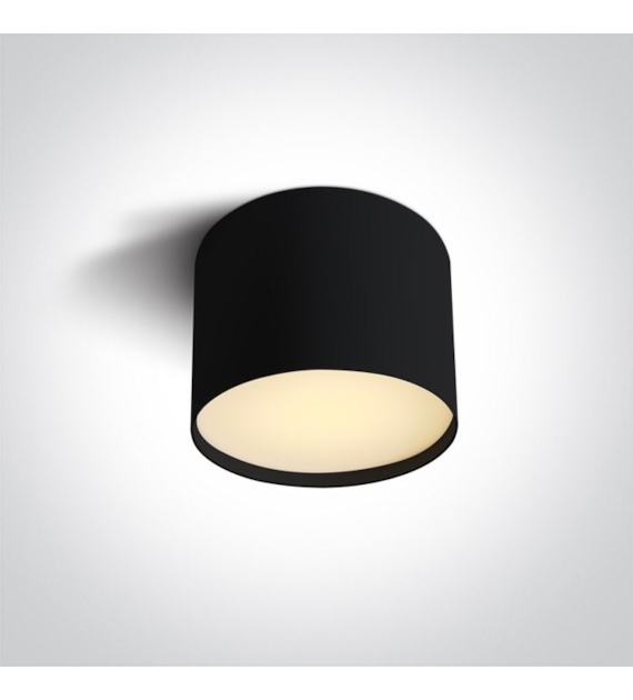 12109M/B/V Lampa sufitowa czarna 9W CCTV IP20