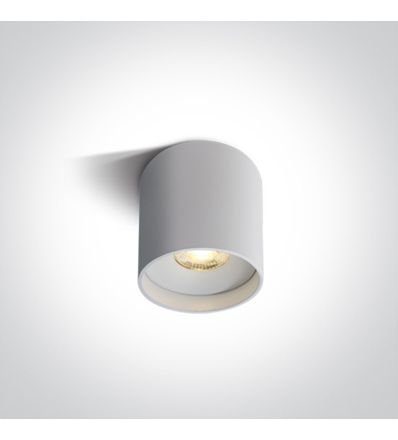 12108C/W/V Oprawa sufitowa biała LED CCT 8W IP20