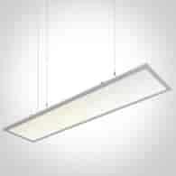 38012A/W/V Lampa wisząca RECTAN biała 40W CCT