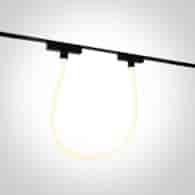 43128FA/B/W Flat liniowy track czarny 16W 3000K