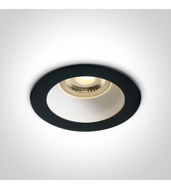 10105M/B/W czarno/biały wpust GU10 One