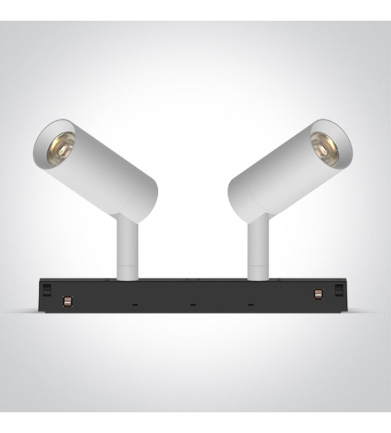 42108A/W/V Track spot LED 2x6W CCTV MINI/MIDI/MAXI