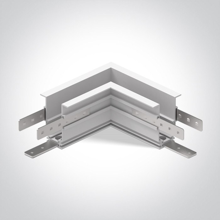 42012ARB/W biały łącznik L do magnet. G/K MIDI