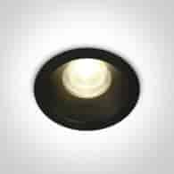 10107DC/B/W Wpust Lukrunu czarny LED 3000K 7W IP20