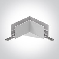 42012AB/W biały łącznik L do magnety. G/K MIDI