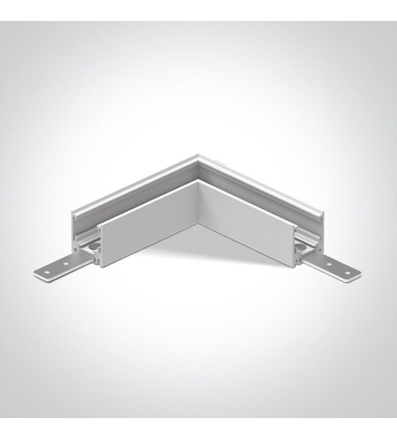 42012AA/W biały łącznik L do szyny magnt. MINI