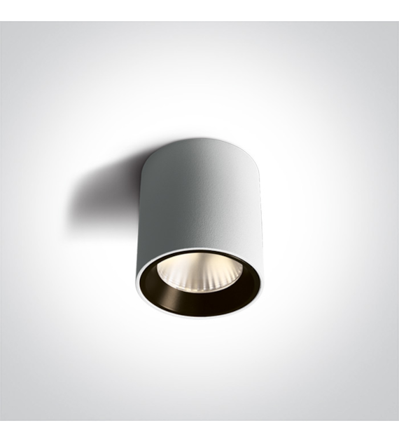 12107K/W/W Oprawa sufitowa biała LED 3K 7W IP20