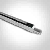 42001PA/W Profil  biały P&P przesłona 38cm 48V