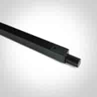 42001P/B Profil czarny P&P przesłona 38cm 48V Dali