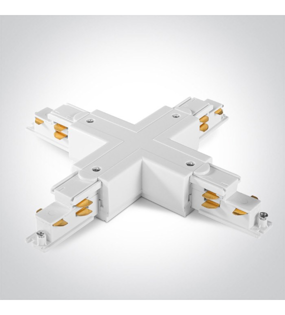 41018AL/W Łącznik X biały do szynoprzewodu DALI