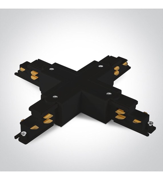 41018AL/B Łącznik X czarny do szynoprzewodu DALI