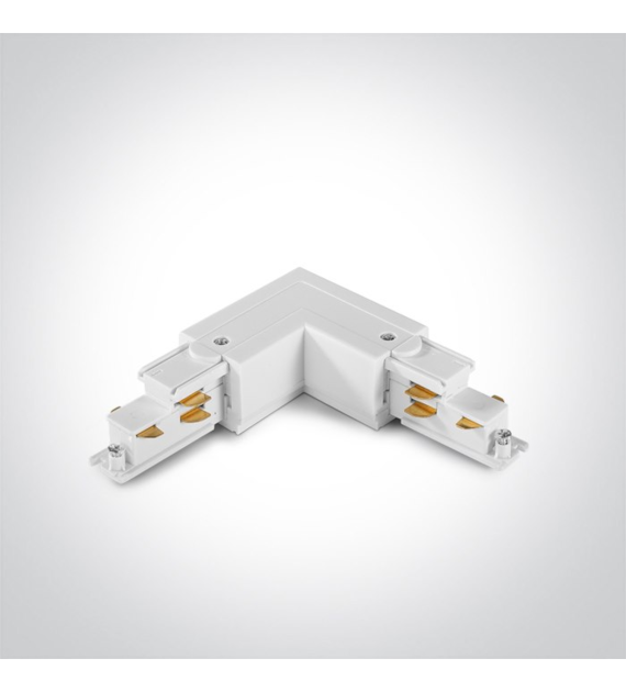 41012AL/W/R Łącznik biały prawy do szyny 3F DALI