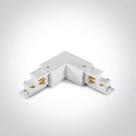 41012AL/W/L Łącznik biały lewy do szyny 3F DALI