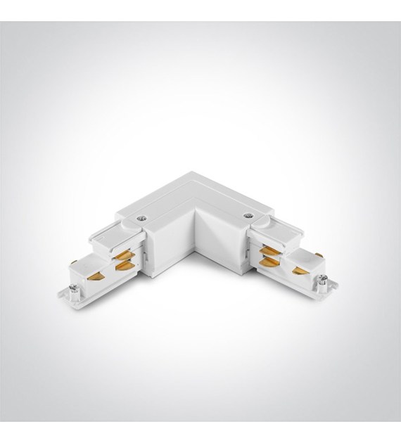 41012AL/W/L Łącznik biały lewy do szyny 3F DALI